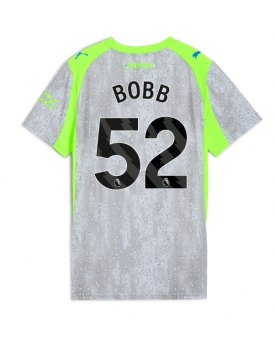 Billige Fotballdrakt Manchester City Oscar Bobb #52 Replika Tredjedrakt Dame 2025-26 Kortermet Billige Fotballdrakt Manchester City Oscar Bobb #52 Replika Tredjedrakt Dame 2025-26 Kortermet